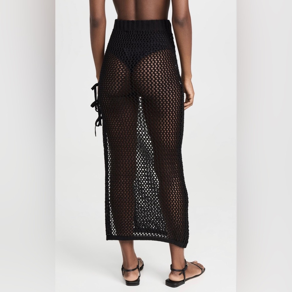 Beach Riot Deborah Crocheted Skirt in black size M - Picture 2 of 7